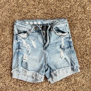 Super High Rise Jean Shorts